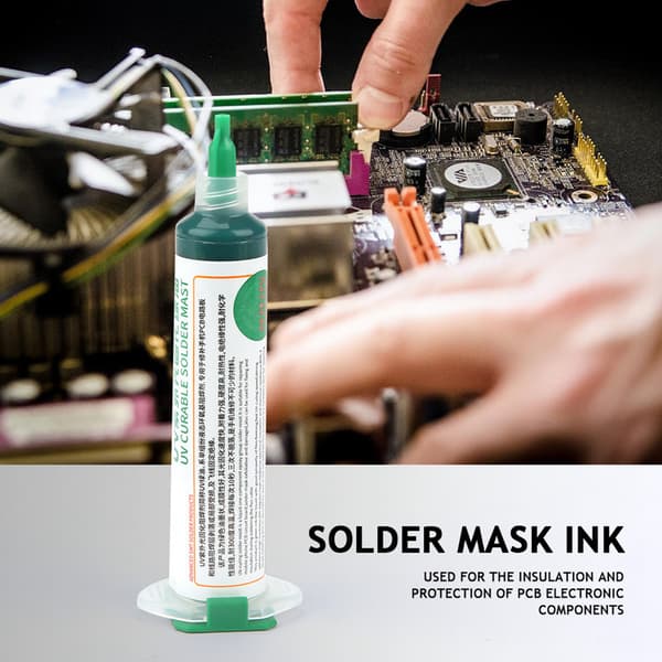 Grønn UV-herdende loddemaskeringsblekk for BGA PCB