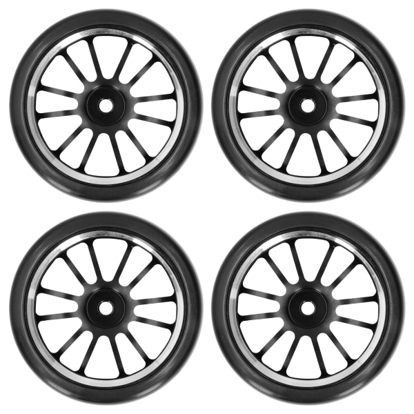 4 st Driftdäck i Aluminiumlegering RC Biltillbehör Passar för WPL D12 1/10 RC Lastbil 63MM