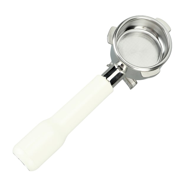 54 mm Kahvin Portafilter Kaksoisvirtaus Portafilter Kahvinkeitin Suodatin Breville 870 880 C2 Muovi Valkoinen