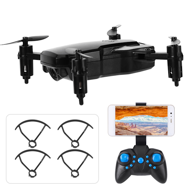 S15 Mini Foldbar Drone Lufttrykssæt Højde Børn RC Drone Quadcopter Legetøj 30W WIFI