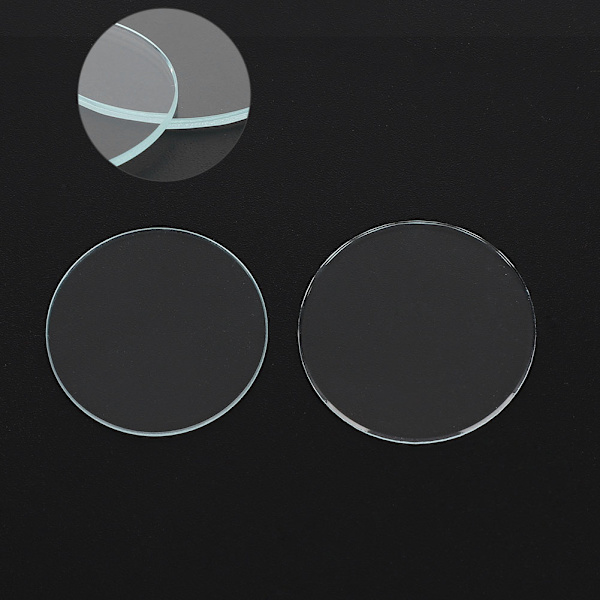 30 mm 32 mm platt klocka glas reservdelar klocka reparationsverktyg tillbehör