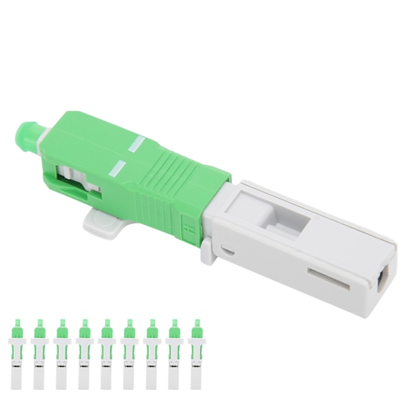 10st fiberoptisk snabbkoppling inbyggd SC/för APC snabb kallanslutningsskarvadapter