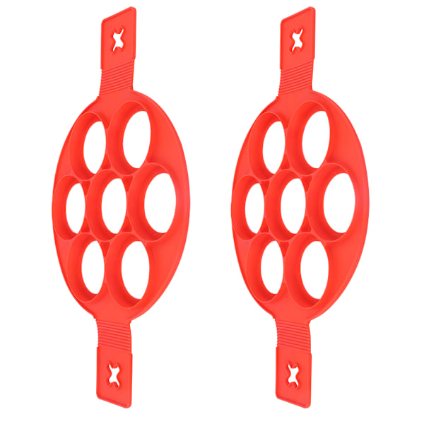 2 st silikon non-stick ägg pannkaka form för DIY kök bakning matlagning tillbehör