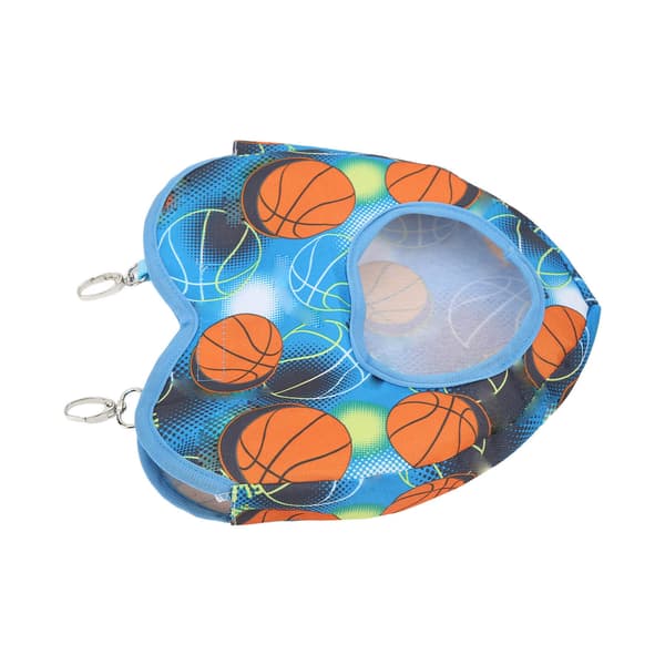 Rabbit Hay Feeder Bag Basket Pattern Heart Shape Hanging Hay Feeder Bag for Small Pets