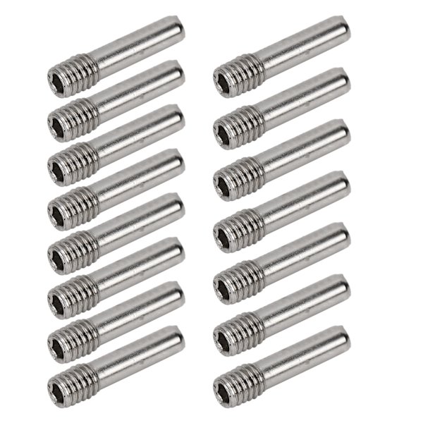 15 stk M3 sekskant skruer i rustfritt stål, uten hode, festemidler, RC bilmodelltilbehør, 12 mm