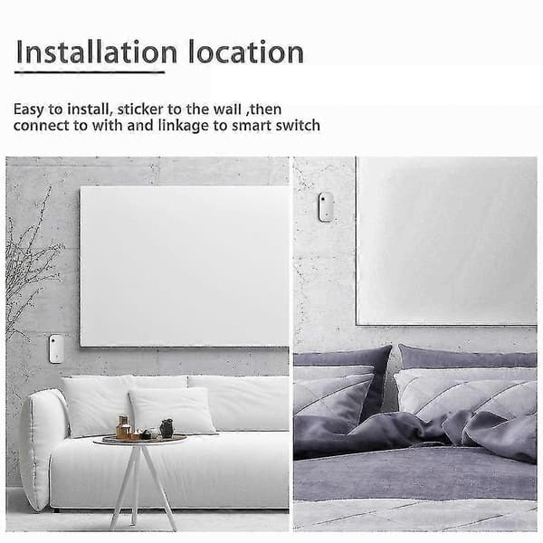 Tuya Wifi Lyssensor Intelligent Hjemmebelysningssensor Koblingskontrol Lysstyrkesensor Belysning