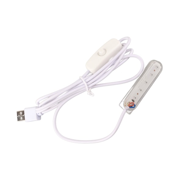 USB Lille Akvarium Vandplantelys Letvægts Automatisk Reptil Tank LED-lamper med USB-stik til Fisktank Akvarium