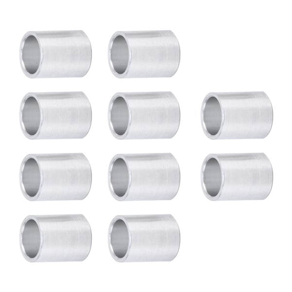 10 st aluminiumlegering distanshållare rund ogängad fristående stödbeslag Ytterdiameter 10mm12mm
