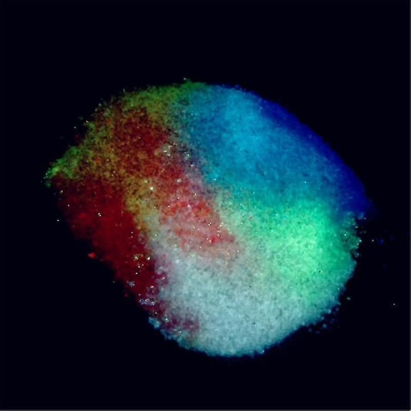 1mor 10g färgglada nattlysande självlysande sandfluorescerande partiklar