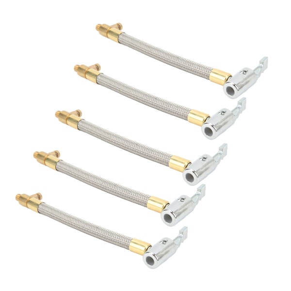 5 stk 10 cm Dekkpumpslange Rask oppblåsing Luftpumpe Forlengelsesrør Adapter for motorsykkel sykkel