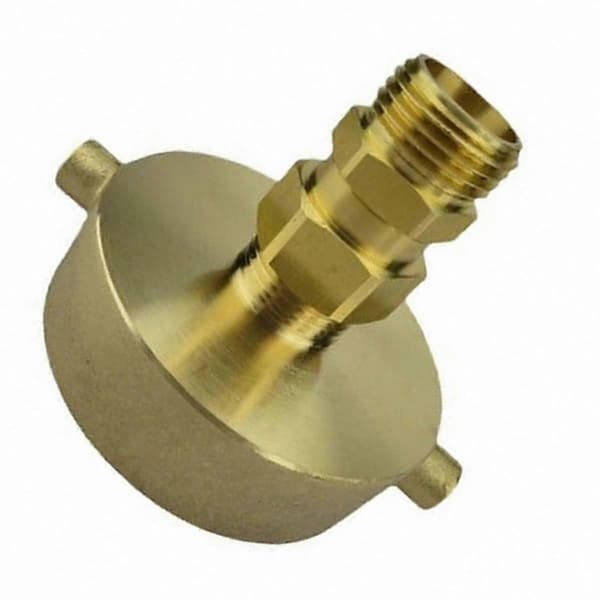 2-1/2\" NST hunn til 3/4\" GHT hann brannhydrantadapter Gold
