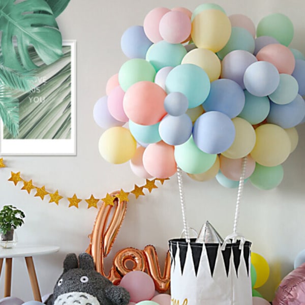 10 tommer 2,2 g macarons farve latex ballon bryllup værelse dekoration, orange 100 stk/pakke