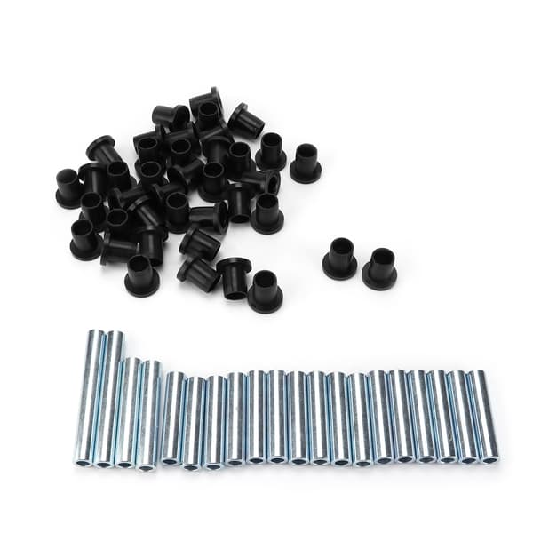 60 Pcs A-Arm Bushing Kit ABS Metal Replacement for Polaris Ranger XP 800 2010-2014