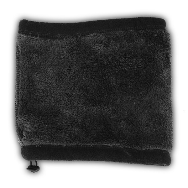 Multifunksjonell Halsvarmer Tube Scarf Justerbar Hatt Cap Ansiktsdeksel Maske for Utendørsbruk (Svart)