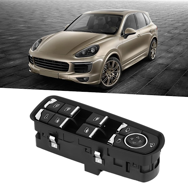 Ersättningstillbehör för Master Power Window Control Switch Passar Porsche Cayenne 7PP959858R