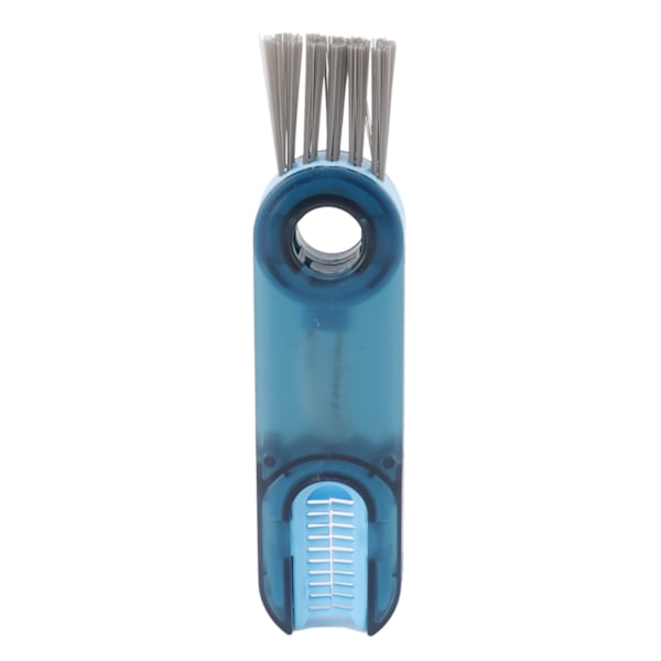 3 i 1 flaskkopp lock Spaltrengöringsborste Multifunktionell spaltrengöringsborste för Nipple Blue