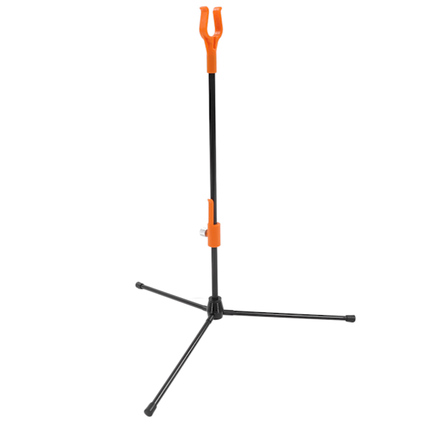 Recurve bågstativ Justerbart glasfiberstång Bågskytte båghållare Ultralätt bärbart bågskytteställ för utomhusjakt Orange