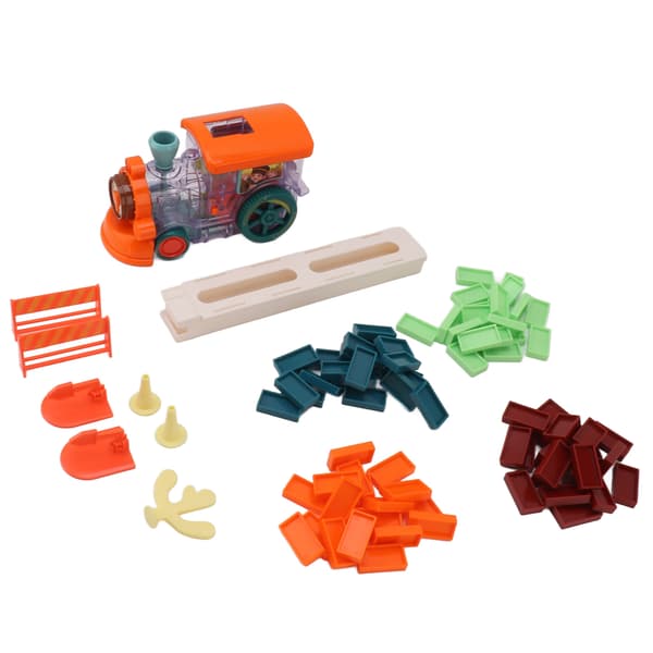 Electric Train Toy Colorful Blocks Improve Coordination Automatic Building Stacking Train for Kids Type 2