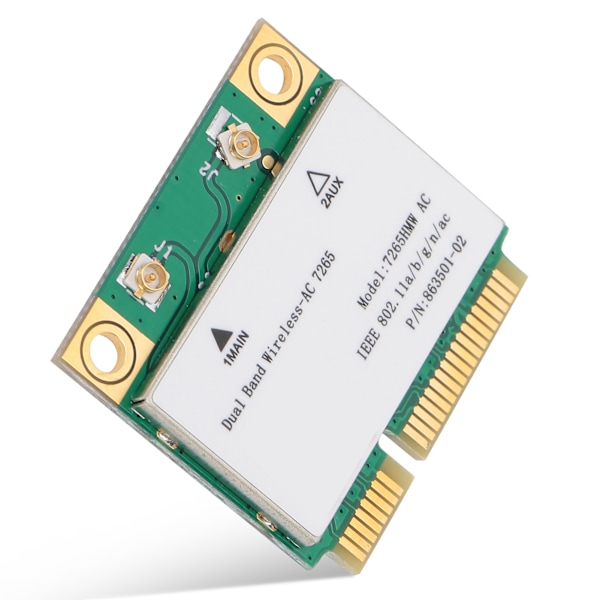 Mini PCIE Wifi-kort DualBand trådløs adapter Nettverksdeler 802.11AC 7265HMW AC