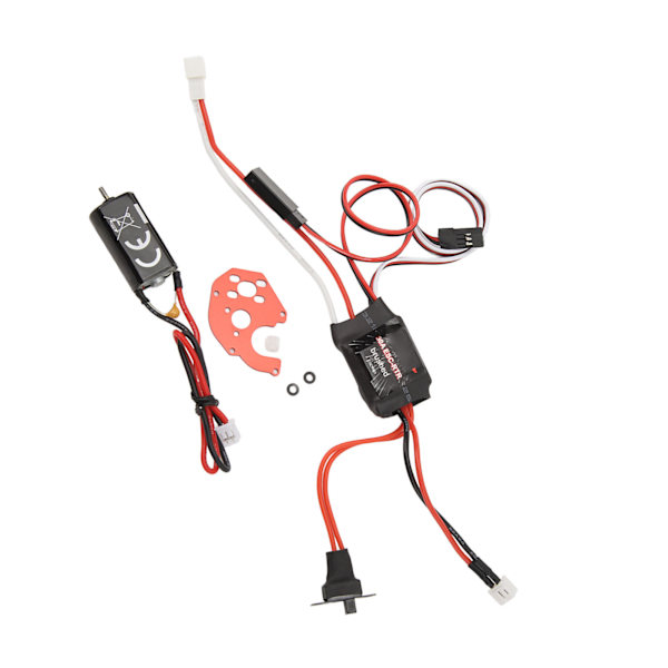 050 66T Børstet Motor 30A Børstet ESC Kit Høy Torsion PH2.0 Tilkobling for Axial Scx24 Fjernstyrt Bil
