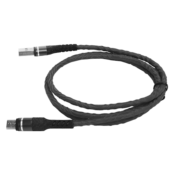 3A Snabbladdningskabel Multifunktionell Denimflätad Datakabel USB-Laddningskabel Micro