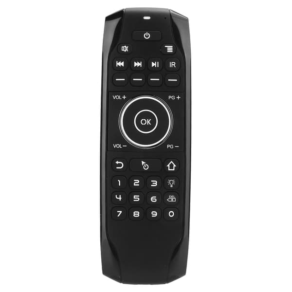 Bluetooth 5.0 Air Remote Mus med baggrundsbelysning - Styr Android TV Box G7BTS