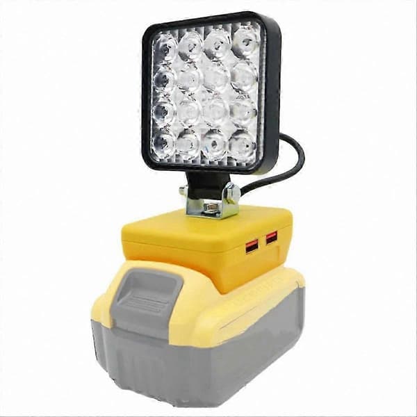 16 LED-arbejdslampe, udendørs fiskeri og nødbelysning til 20V lithiumbatteri