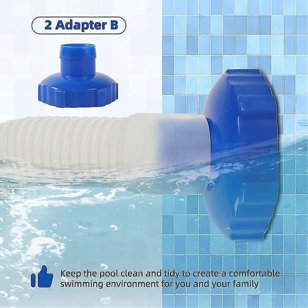 st. liten sil ovan mark pool skimmer väggmonterad slangadapter