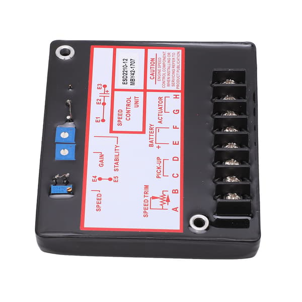 ESD2210 12 Generator Motorregulator Kontrollpanel Elektronisk generatorhastighetsregulator DC12‑24V