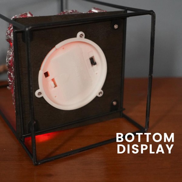 Imitation Charcoal Flame Lamp Halloween Järn Ornament LED Flame Light