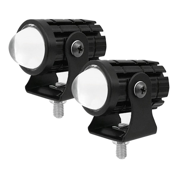 2 stk motorcykel LED spotlight med styrekontakt Halvlys dobbelt farver Vandafvisende til lastbil SUV ATV UTV traktor