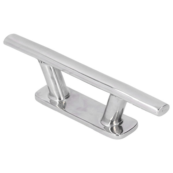 200 mm/8 tommer rustfrit stål fortøjningsklampe elliptisk rørtype dock dæktov til båd yacht RV