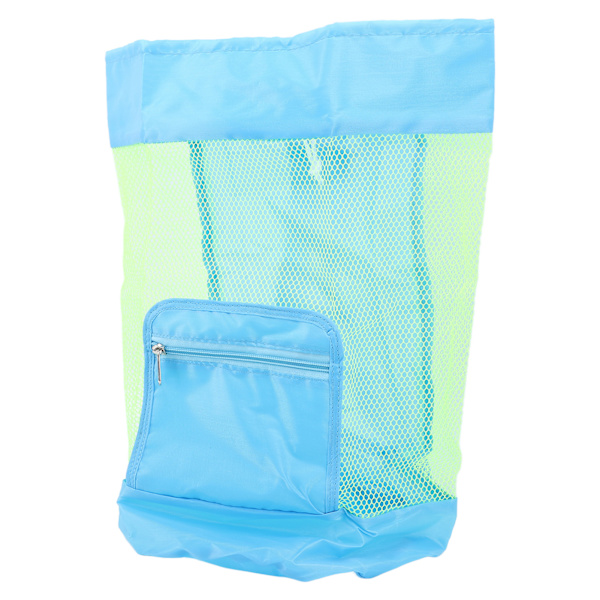 Stor Mesh Beach Toy Bag Stor Mesh Beach Bag för Barn Leksaker Kläder Handdukar Diverse 48x24cm