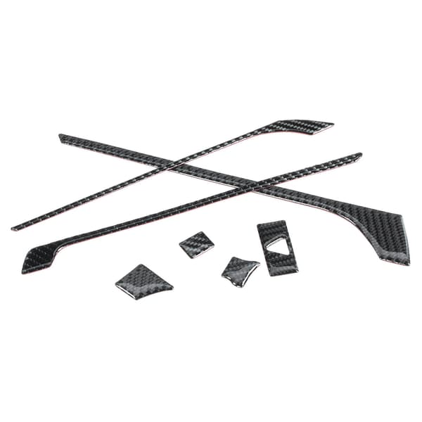7st/set Navigationspanel Trim Central Kontroll Luftventil Dekor Kolfiber Passar Mazda MX-5 ND/Roadster ND 16-20LHD