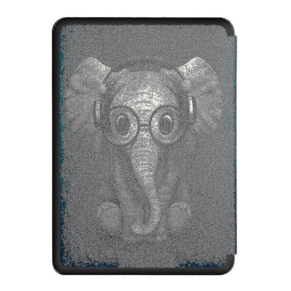 Smart Wake-Sleep-etui til Kindle Paperwhite 6 tommer (2012-2016 versioner) 003 Elephant Kindle 11th Gen. 2022