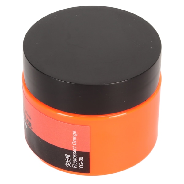 50g Fluorescerande Färg Resin Pigmentpasta Hög Koncentration Högpigmenterad Resin Pigmentpasta för DIY Målning Konst Fluorescerande Orange