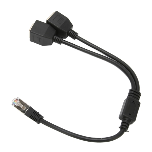 RJ45 Ethernet splitterkabel 1 hane till 2 honportar Stabil snabb överföring Cat5 RJ45 splitterkabel för routermodem