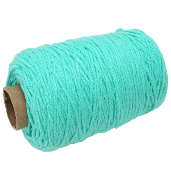 Tufting Garn 0,2 tommer Bredt 8 Foldet Blødt Bomuld Polyester Krympebestandigt Tæppegarn til Håndværk DIY Tæppe