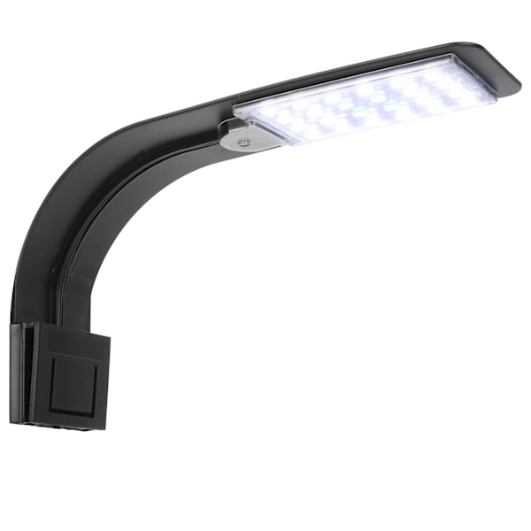 10W 220V EU-stik Akvarielampe Klips til Vandplanter Hvid Blå LED