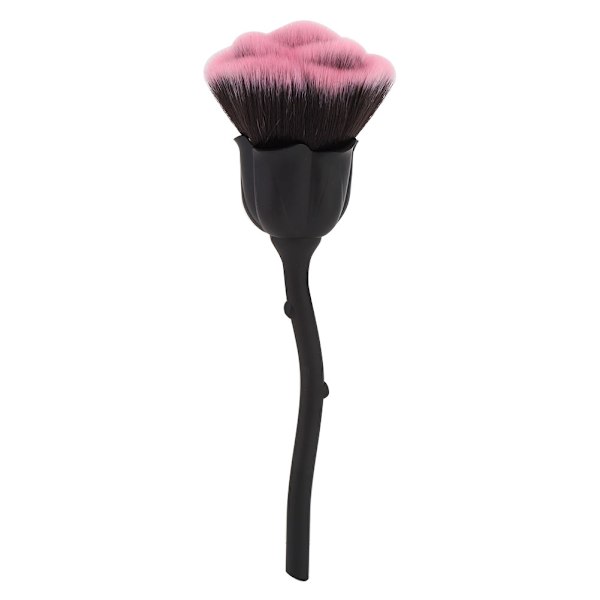 Rose Shape Långt skaft Nail Art Brush Manikyr Nagellackering Dammpulverborttagningsborste 02#