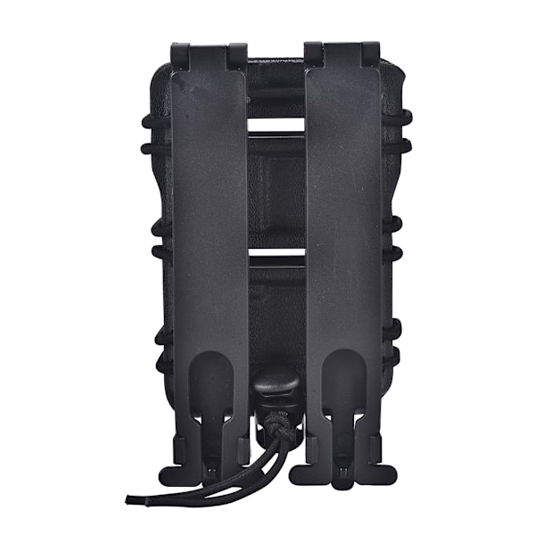 Plast Magasinholder Sæt Holster til Molle System Vest Udendørs Jagt Camping (sort)