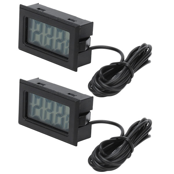 2st elektronisk digital termometer termostat temperaturmätare 2s Uppdatera med ProbeBlack