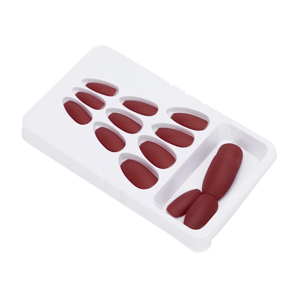 24ST falske negle lange tryk fuldt dækkende Fake Color Art Nails til DIY Nail Art SalonF129