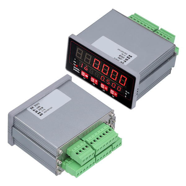 Lastcellecontroller 4-kanals relæ digitalt instrument til vægtdisplay DC 15‑30V DY810