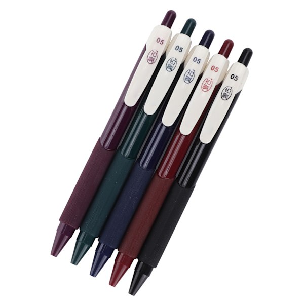 5 st Gelpennor Set 5 Färger Retro Färg Skiss Gelpenna Set för Skrivning Kalligrafi Målning