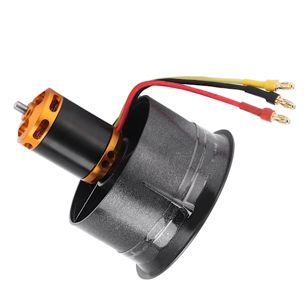 QXMotor 64 mm EDF-set 28222400KV borstlös motor med 12 blad kanalfläkt för RC-flygplan