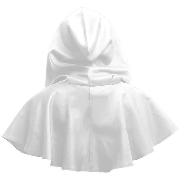 Reaper God Gotisk Hætte Fløjlskappe Kostumer S05 white