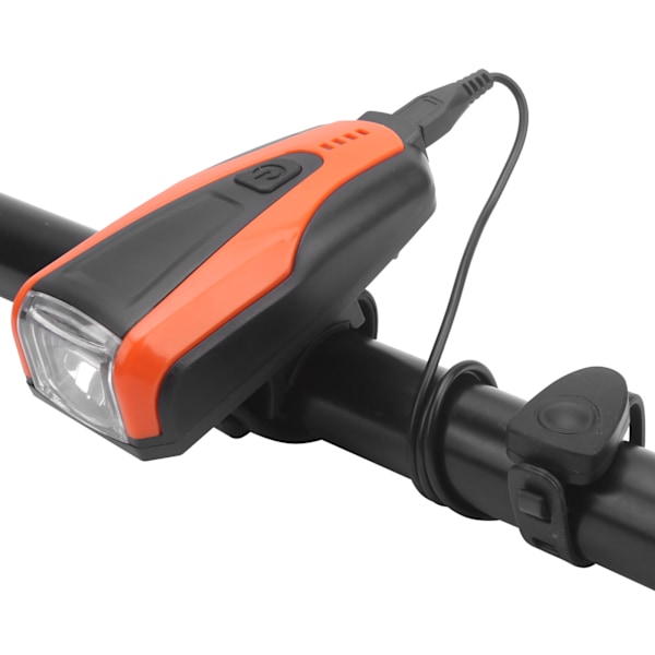 Polkupyörän ajovalo USB Ladattava 120dB Äänimerkki Irrotettava Polkupyörän etuvalo pyöräilyyn