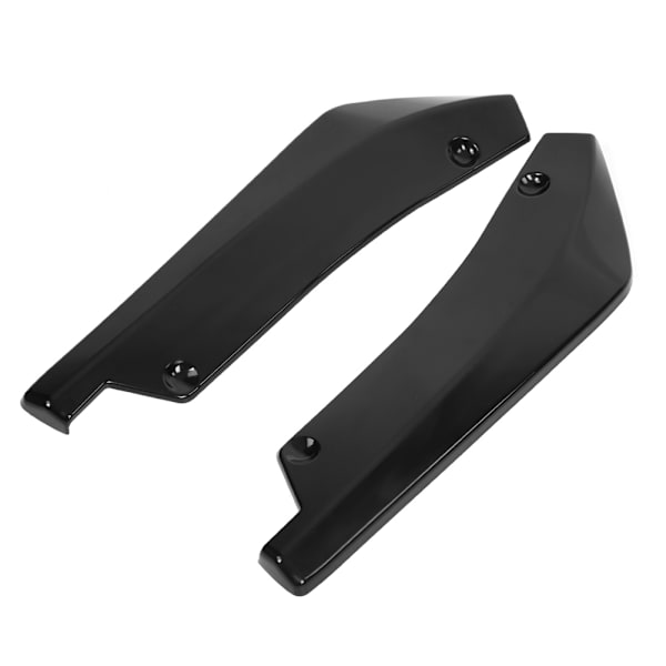 2 stk Bil Bagerste Bumper Lip Anti Crash Spoiler Canard Diffuser Wrap Angle Splitter