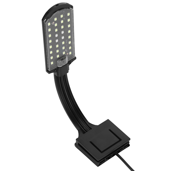 EU 110240V UltraTynd Akvarielampe Klipslys LED Fisktanklys 6MM Mini Tynn Kropp